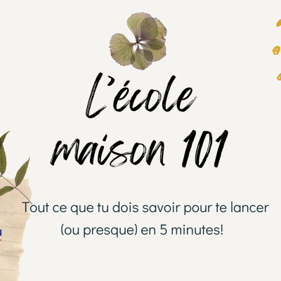 L&rsquo;école à la maison: Par où commencer
