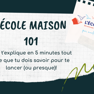 L’école à la maison: Par où commencer