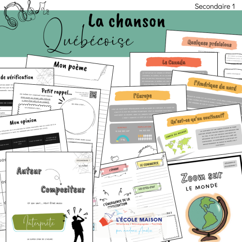 chanson - octobre sec 1