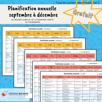 Planification annuelle 2025-2026